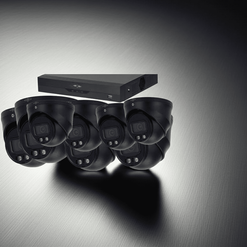 4MP - Full Night Color - AI IP Camera Met Nachtzicht Camerasysteem Plus - 8x Dome IP Camera