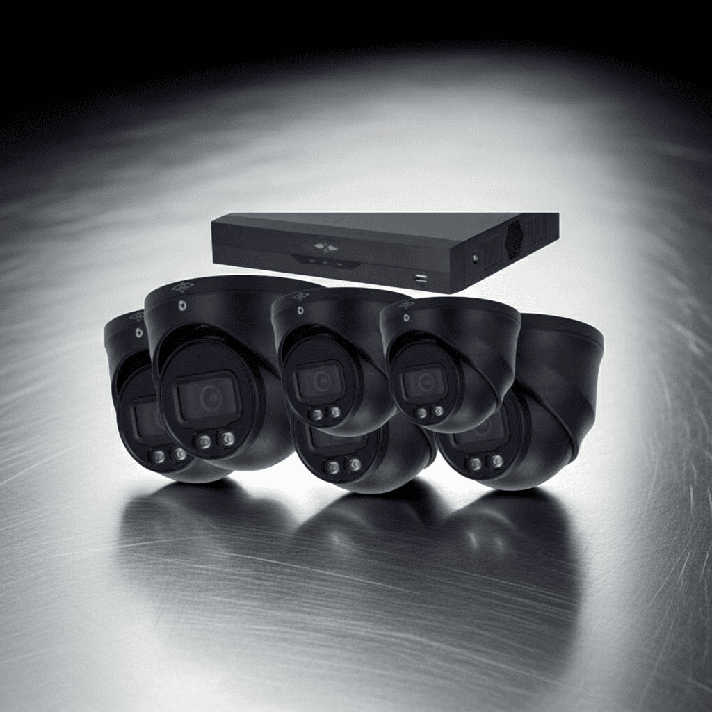 4MP - Full Night Color - AI IP Camera Met Nachtzicht Camerasysteem Plus - 6x Dome IP Camera