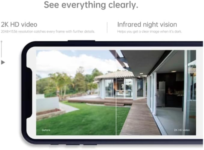 IP Camera Installatie - VicoHome VH-DB1 draadloze 3MP FULL HD smart WiFi deurbel - Afbeelding 4